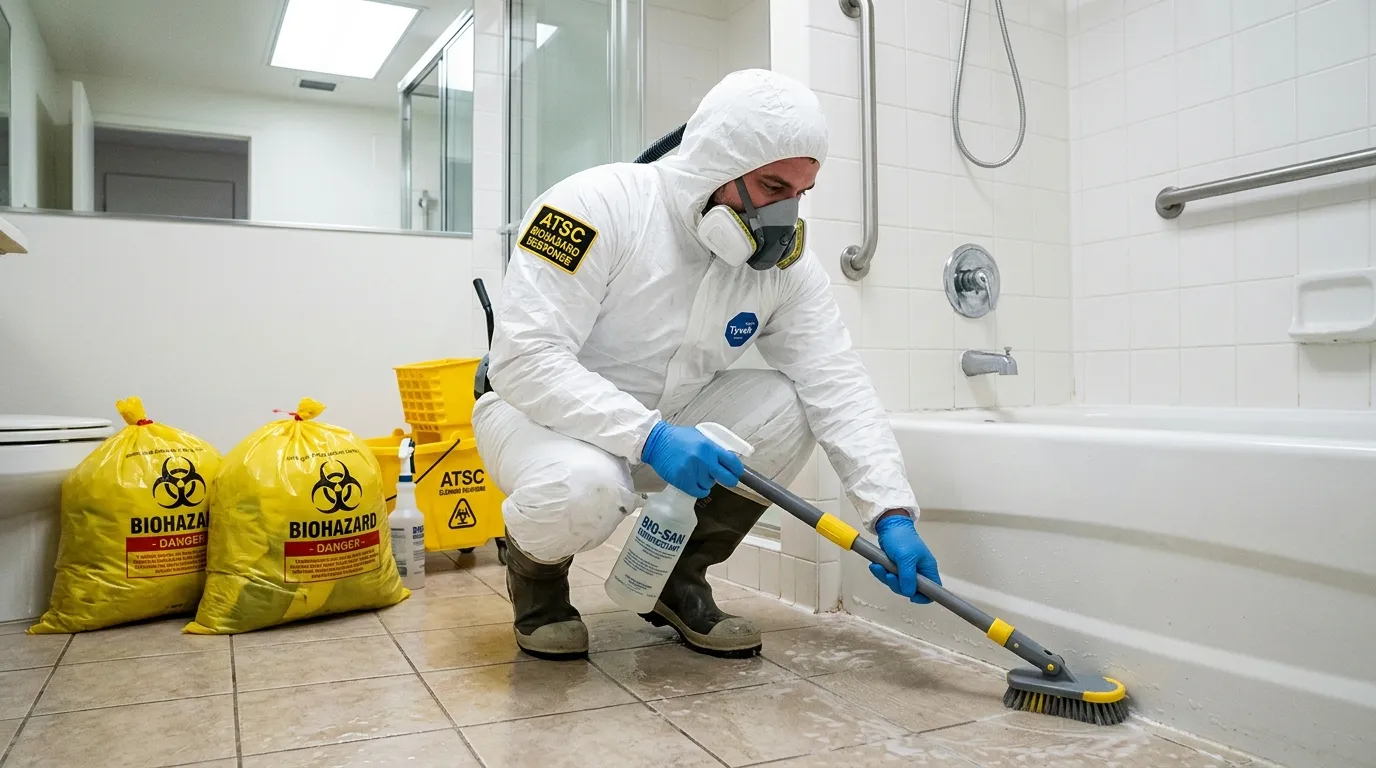 Decontamination equipment deployed for Blood Cleanup in Monument